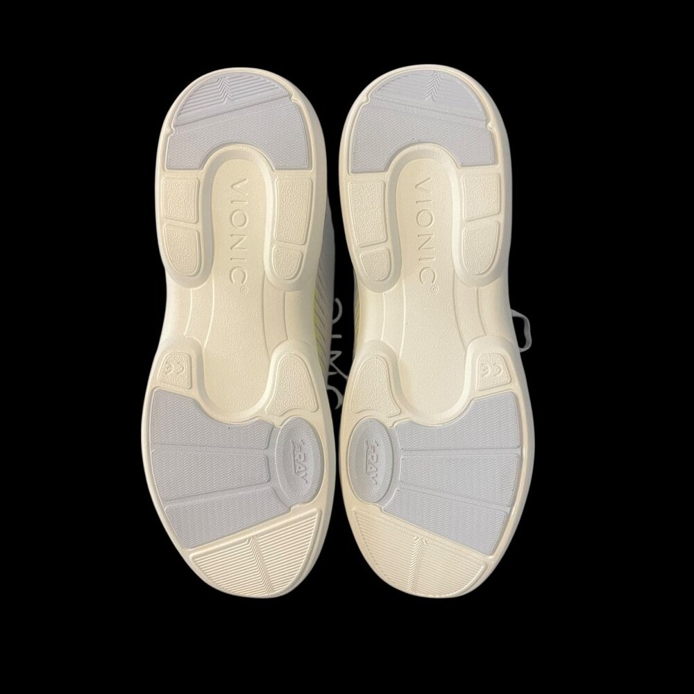 Vionic Women's Light Gray and Pale Pink Sneakers - Picture 6 of 14